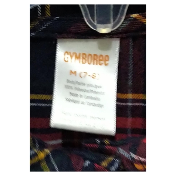 Gymboree Plaid Night Shirt Style Nightgown - Picture 3 of 3